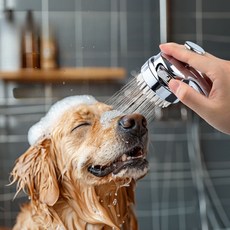 강아지 샤워기 헤드 저자극 마사지 고양이 목욕시키기, 1개, B타입