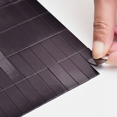 조각고무자석판 홍보물 전단지 교육자재 부착하기 고무판 자석테이프, 75 x 15mm (20P), 1개