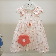 아가방 여름 30% 베이비페어 나풀나풀 바람과 함께 뷰티큐티~ 유아 원피스! 이쁜데 땀이 웬말 땀같은건 몰라용 시원 유아 나시 원피스 가볍게 시원한 유아 외출복