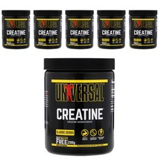 UNIVERSAL NUTRITION 肌酸粉, 200g, 6罐