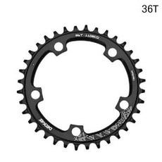 체인링 소품 54T 110BCD 도로나 싱글 자전거용 알루미늄 원형 접이식, 2세대110BCD36T블랙
