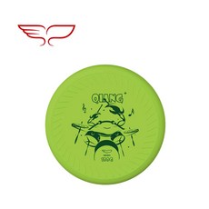 創意耐用【1707人好評】175g專業極限飛盤戶外運動飛盤健身飛碟軟兒童迴旋訓練成人比賽 LLUE, 兒童軟飛盤100克QIANG綠色, 1個