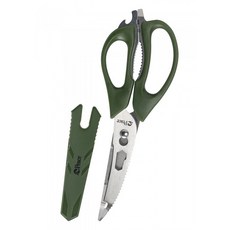 피스코리아 평화 다기능 캠핑 겸용 주방가위, 1개, 단품