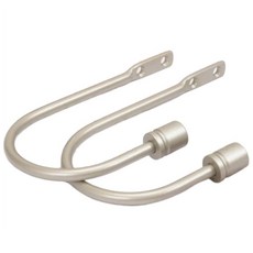 창문 치료용 드레이퍼 후크 세트 2Pcs 벽걸이 커튼 타이백 홀더, Antique silver