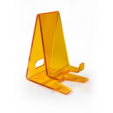 대형 투명옐로우 플로팅 스탠드 받침대 디스플레이