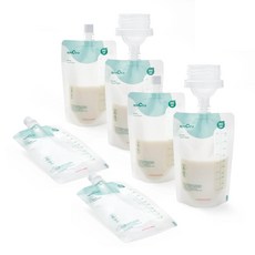Spectra - 심플 스토어 우유 컬렉션 백 200ml 하이제닉 이중 안감 누수 없는 단열재 바쁜 엄마들을 위한 편리한 보관 20 카운트, 20 Count (Pack of