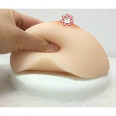 女性乳房模型 胸部有乳暈 催乳哺乳教學示範用具, 1個, B款乳房模型ARBN