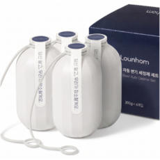 라운홈 오래가는 대용량 자동 변기세정제, 300g, 4개