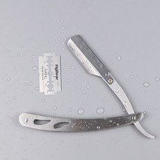 비엠 일자 클래식면도기 이발소 외날 면도칼 바버샵, 1개