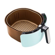 凱撒氣炸鍋AF-551內鍋外鍋套件，原廠替換配件，讓您的氣炸鍋恢復如新，享受健康美味的料理, 薄菏綠