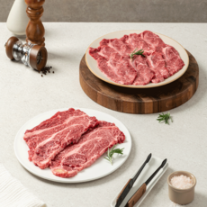 1++ 한우선물세트 소고기 구이용 한우 등심200g+삼각200g+부채200g, 600g, 1개