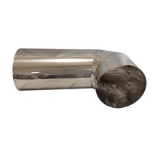 304不鏽鋼排油煙機風管, 1個, 1尺附90度彎 超取限2個