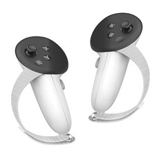 HZLucki Controller Grips Cover Compatible with Meta Quest 3S/Quest 3 Accessories Adjustable Knuck, 연회색