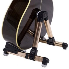 【三木樂器】AROMA AGS-08 折疊吉他架 木吉他 電吉他 貝斯 琵琶 滑板架, 1個, 金