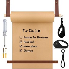11.8” Kraft Wall Mounted Paper Roll Holder Dispenser Kit with Cutter Larbeti Butcher Paper Roller