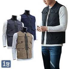 야인시대 남성 WD78A 나일론 포켓 작업조끼 등산 작업 베이직