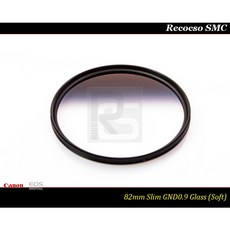 【限量促銷】Recocso SMC Slim 82mm GND0.9 ND8 德國鏡片 8 8雙面多層奈米超級鍍膜, 1個