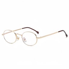 金屬橢圓框眼鏡 文青素顏穿搭配件 307