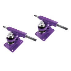 shangren 2Pcs 알루미늄 합금 스케이트 보드 트럭 하드웨어 3.25 "격납고 Longboard 스케이트 보드 데크 크루저 용 고성능, 보라