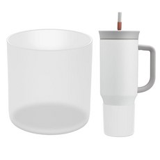 아마존평점4.5+ 미국출고 150373 BKBY Owala 오와라 680.4g(24온스)/1.18L(40온스) 및 Brumate Era 1.2L(40온스) 텀블러와 호환되는 실, 투명