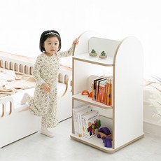 모디카 비바 스탠딩 회전책장 3단, 화이트