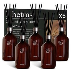 韓國Hetras飯店療癒極致擴香森林旅人禮盒 Green Set 500ml x 5, 1組, Pure Laundry/Hotel Wood/White Shirt/La Tulip Shower/Jeju Saryeoni Forest