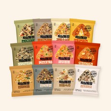 작심닭 작심통밥 귀리주먹밥 12종 혼합, 100g, 12개