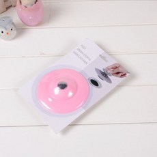 뚜껑 씽크대 하수구트랩 화장실 냄새차단 배수구, 원터치트랩 핑크, 1개