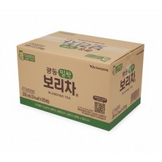광동제약 [광동] 무라벨 밀싹보리차 커피음료, 330ml, 20개