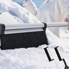 차량 눈청소 솔 성에제거 빗자루 겨울 앞유리 브러쉬, 1개