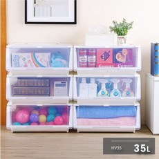 巧意 HV35 直取式整理箱 35L 塑膠箱 尿布收納 大掃除收納 新房佈置, 詳見包裝, 詳見包裝