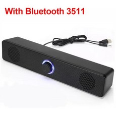 컴퓨터 데스크탑 Bluetooth 유선 이중 목적 대용량 마이크 2-in-1 스피커 홈 서라운드 오디오 시스템, [01] Speaker, [01] With Bluetooth 3511