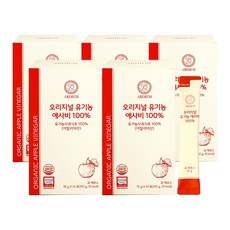 아르디엠 오리지널 유기농 애사비 100% 애플사이다비니거 스틱 14회분, 5개, 210ml