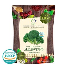 푸른들판 국내산 브로콜리 분말 가루 100% 국산 브로컬리 파우더 HACCP 인증, 100g, 1개