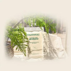 아트박스/메르슈 메르슈 무표백 순면 일회용 위생침구세트(침대+베개)