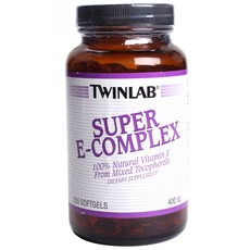 TWINLAB 維生素E軟膠囊, 250顆, 1罐