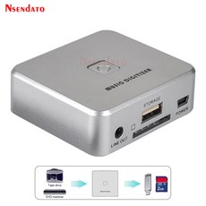 컴퓨터 부품 Ezcap241 캡처 카드 레코더 아날로그 음악 디지타이저 3.5mm 2 RCA IN LP DVD 카세트 플레이어-SD USB 플래시 디스크 MP3, [01] UK Plug  battery