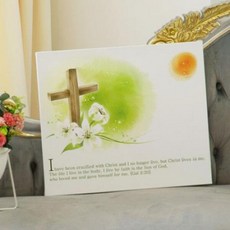 아트박스/꾸밈 ga646-캔버스액자53x45.5_영어성경말씀06, 1.갈라디아서 2장 20절