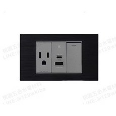 易智 30W USB壁式快衝吧_SG-G1ACUC1SWL(附發票）, 1個, AC插座+30W USB+開關,白（鋼化玻璃）, 白（鋼化玻璃）