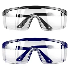 오토바이 방풍 방진 고글 눈 보호 실험실 작업 안전 안경 사이클링 1 개 2 4 개, 03 Mixed 2Pcs