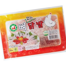 도시락 닭발 200g 간편식 업소용 냉동 안주 대용량 매운맛, 1개