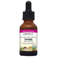 eclectic INSTITUTE 百里香萃取滴劑 250mg, 60ml, 1瓶