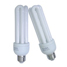 우리조명 장수램프 안정기내장형램프 전구식 형광등 25W 전구색(노란빛) EL25EX-L, 1개