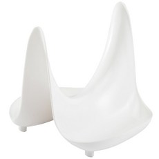 Hutzler 냄비 뚜껑 스탠드 & 수저 받침대, White, 1개