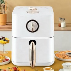 domiheat 대용량 5L 에어프라이어+에어프라이어종이 200pc, white