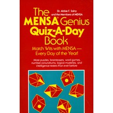 (영문도서) The Mensa Genius Quiz-A-Day Book Paperback, Da Capo, English, 9780201135497