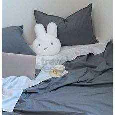다올 여기호텔 차콜 퀸 냉감 겹이불세트 이불베개세트