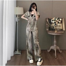 캐주얼 투피스 세트 슬림핏 디자인 상하의세트