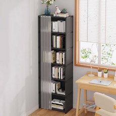 Anystar 다용도 수납장 리빙박스 정리함 조립식 옷장 책꽂이, 블랙