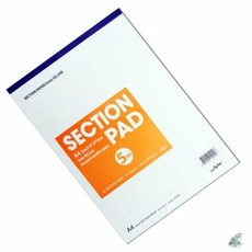 더캔보 방안지 섹션패드 A4 5mm약27매X10개입 설계도면용지